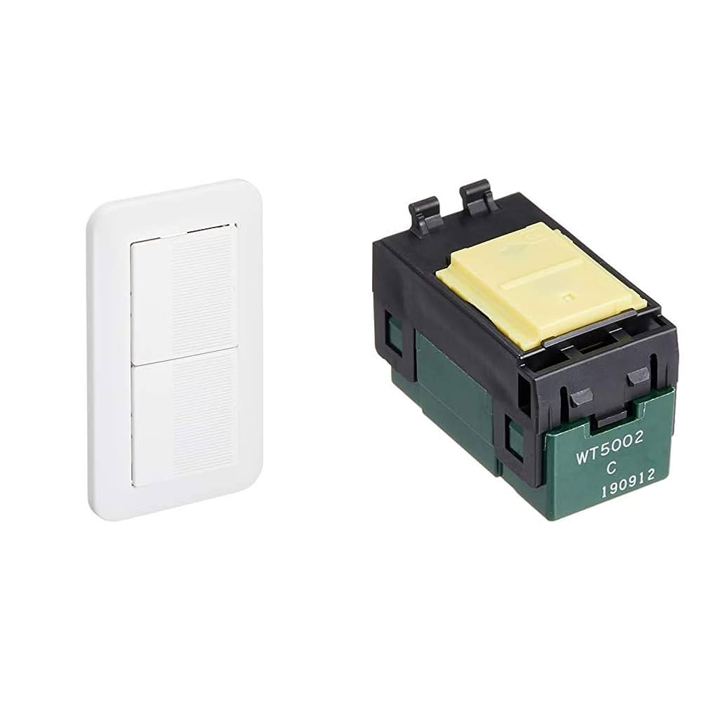(未使用･未開封品)　パナソニック 埋込ダブルスイッチB(片切) ホワイト パック商品 WTP50012WP og8985z Amazon | パナソニック 埋込ダブルスイッチB(片切) ホワイト